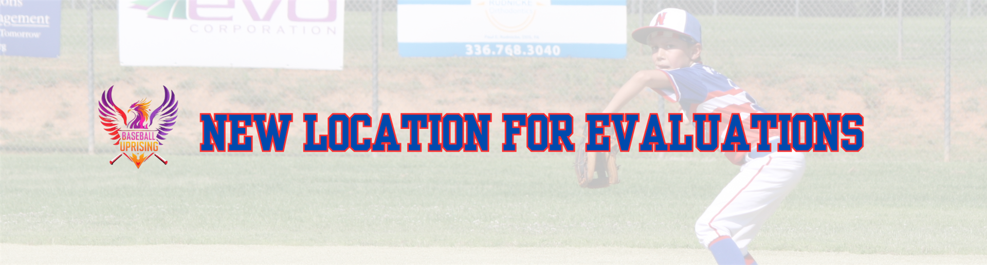 New Location for Spring Evaluations