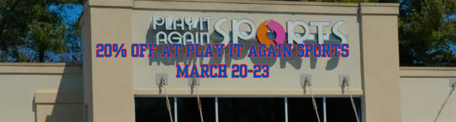 20% off at Play It Again Sports